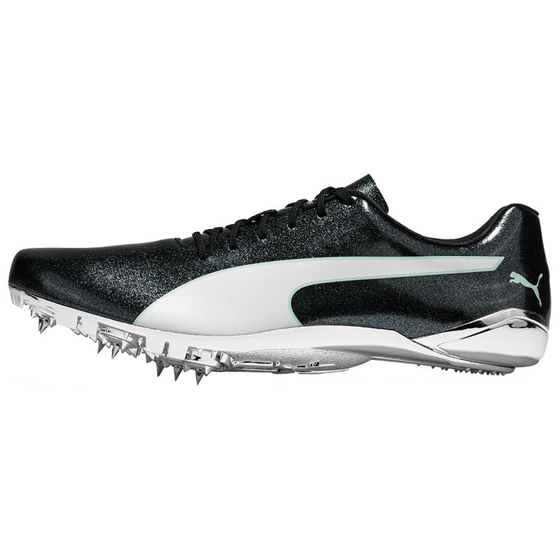 PUMA EvoSPEED Electric 7 Slip Resistant Slip Resistant Abrasion Resistant Low top Running Shoes Unisex Black White