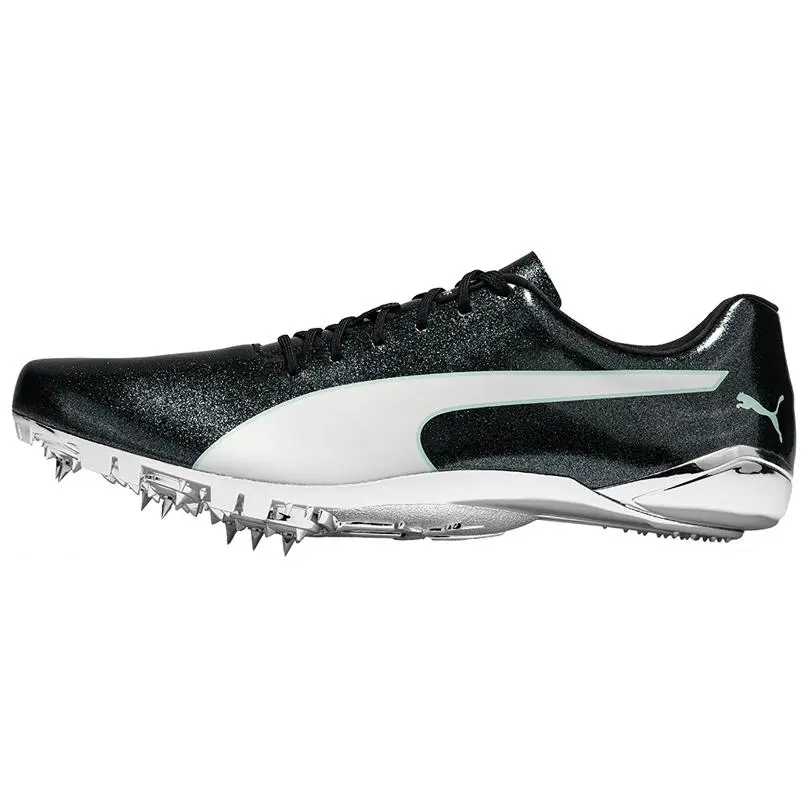 PUMA EvoSPEED Electric 7 Slip Resistant Slip Resistant Abrasion Resistant Low top Running Shoes Unisex Black White