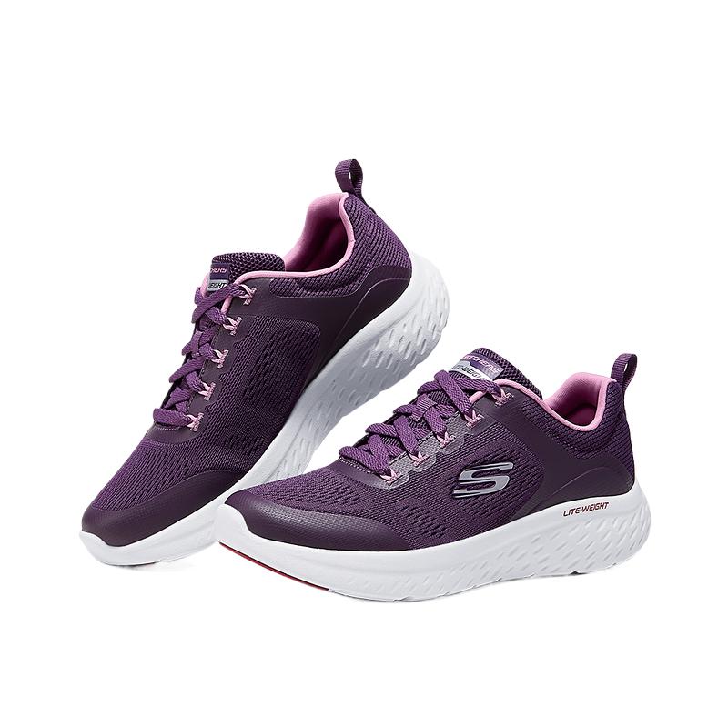 Skechers Women’s GO Mesh Cushioning Low top Running Shoes Women’s Dark Purple