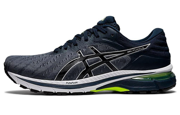 Asics Gel Pursue 7 Comfortable Abrasion Resistant Low top Running Shoes Men's French Blue