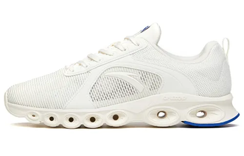 Anta Energy Ring Comfortable Slip Resistant, Abrasion Resistant, Breathable Low top Running Shoes Men's Ivory White