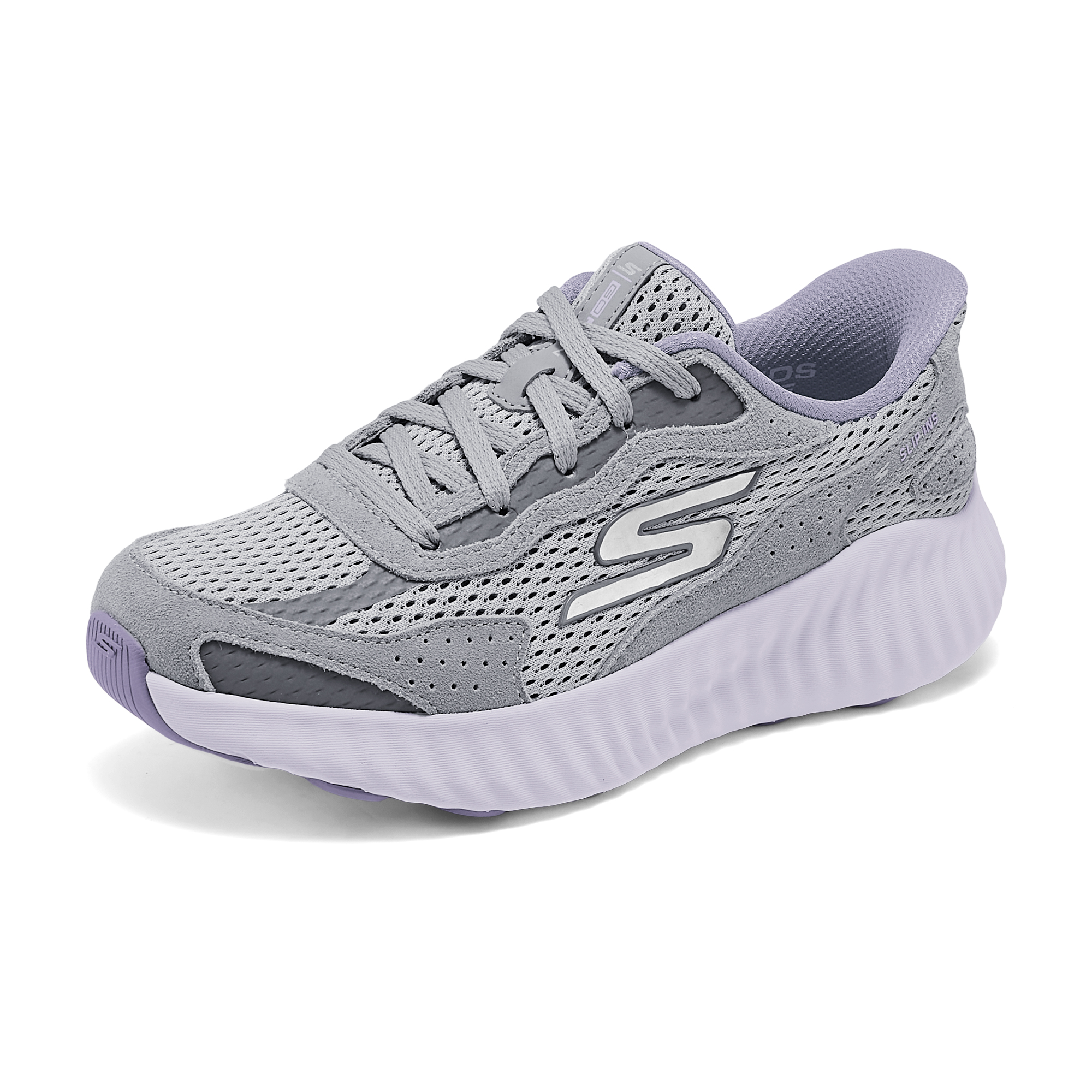 Skechers Women’s GO Abrasion Resistant Abrasion Resistant Low top Running Shoes Women’s Purple Gray