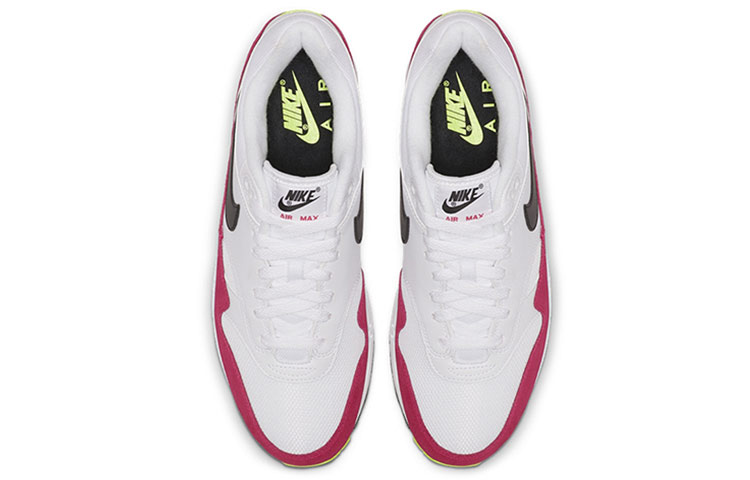 Мужские кроссовки Nike Air Max 1 Rush Pink (бело-розовые) — фото 4