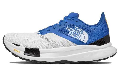 THE NORTH FACE SUMMIT Cushioning Slip Resistant Low top Running Shoes Men's White/Bright Blue