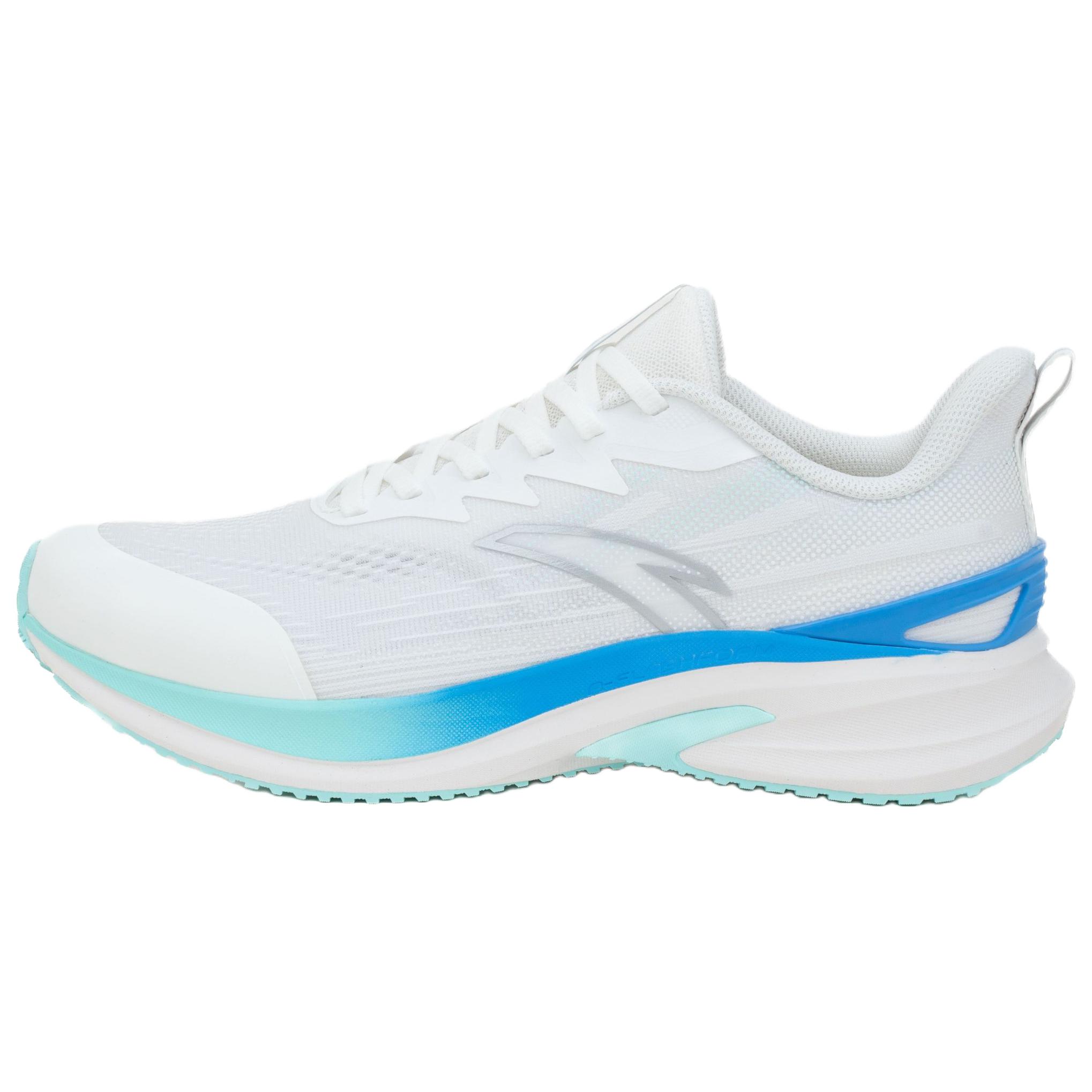 ANTA Antelope Run 4 Running Shoes Men's Low Top Papyrus White, Cool Blue