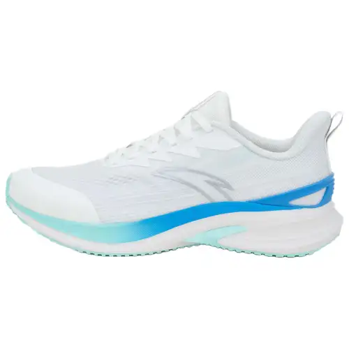 ANTA Antelope Run 4 Running Shoes Men's Low Top Papyrus White, Cool Blue