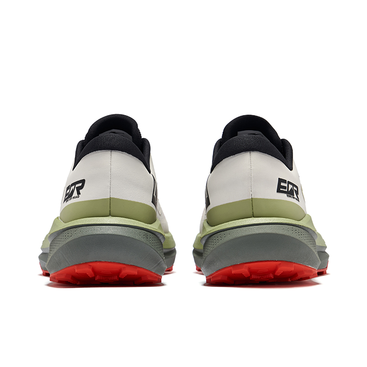 Erke Cushioning Slip Resistant Breathable Coverage Low top Running Shoes Men’s Wild Gray Celery Color