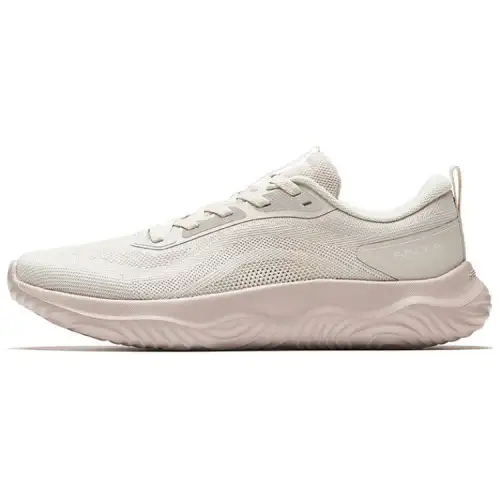 Anta Shen Xing LITE Cushioning Slip Resistant Low top Casual Running Shoes Women's Beige Pink
