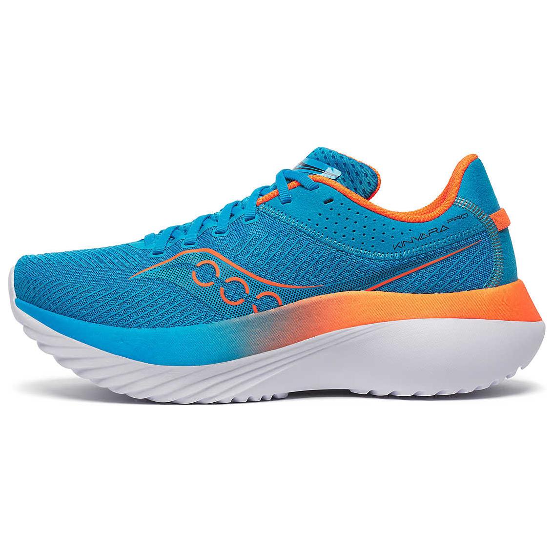 Saucony Kinvara Pro Essence Slip Resistant Abrasion Resistant Low top Running Shoes Men’s Blue Orange