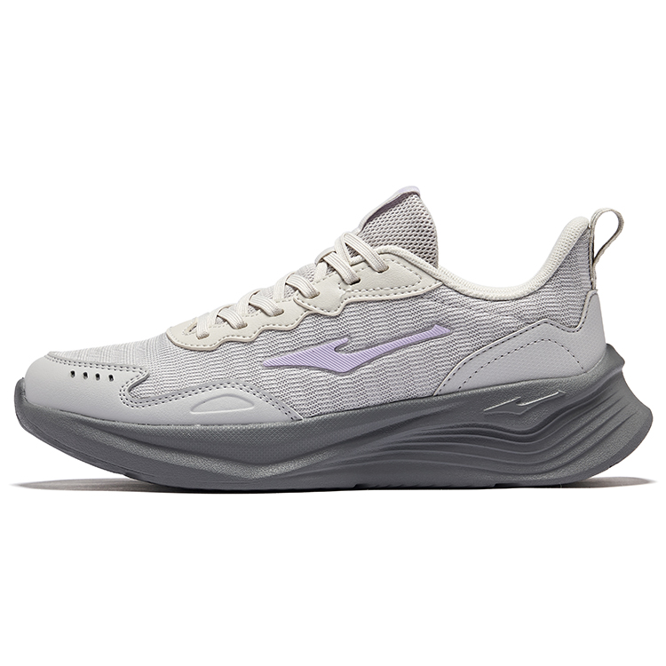 Erke Beling Abrasion Resistant Breathable Low top Running Shoes Women’s Mist Gray Wild Gray