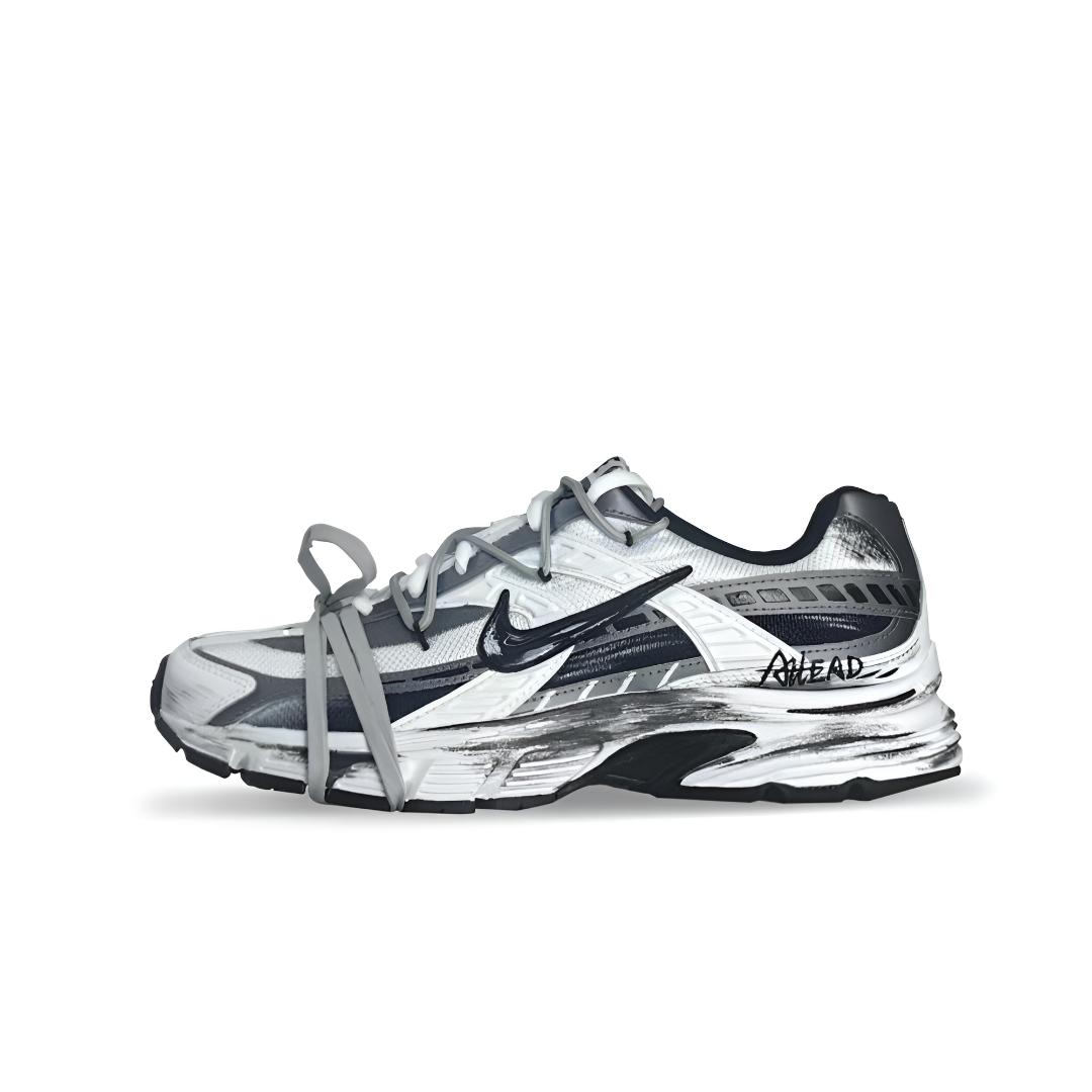 Nike Initiator Mesh Breathable Low top Casual Running Shoes Men’s Black White Gray