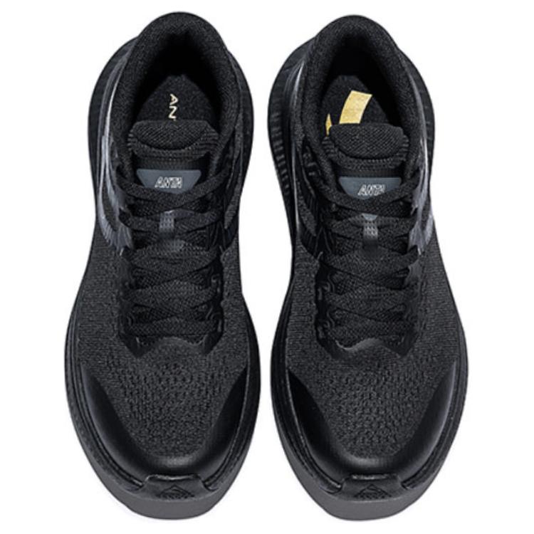 CHAOJIANTA Cushioning Slip Resistant Cushioning Slip Resistant Low top Running Shoes Men’s Basic Black