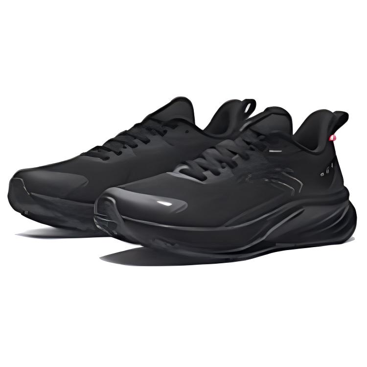 Anta Rocket 6.0 Fabric Abrasion Resistant Coverage Rebound Low top Casual Running Shoes Men’s Black Gray