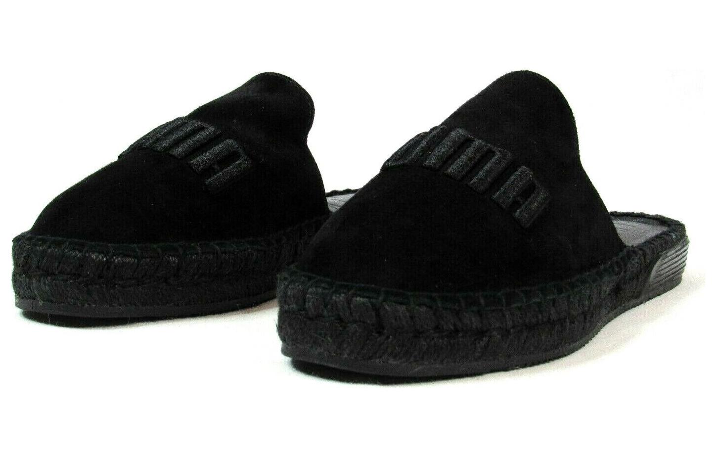 Шлепанцы PUMA Fenty Espadrille (черные) — фото 3