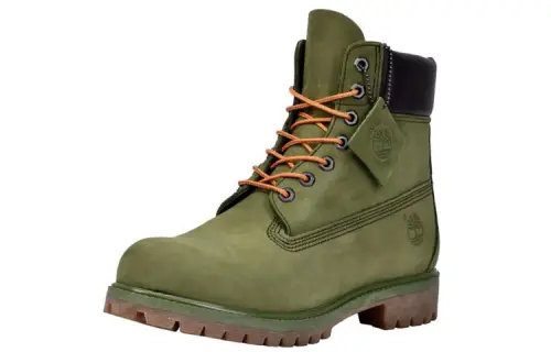 Timberland Waterproof Abrasion Resistant Cushioning Comfortable Short Outdoor Boots Men's Green