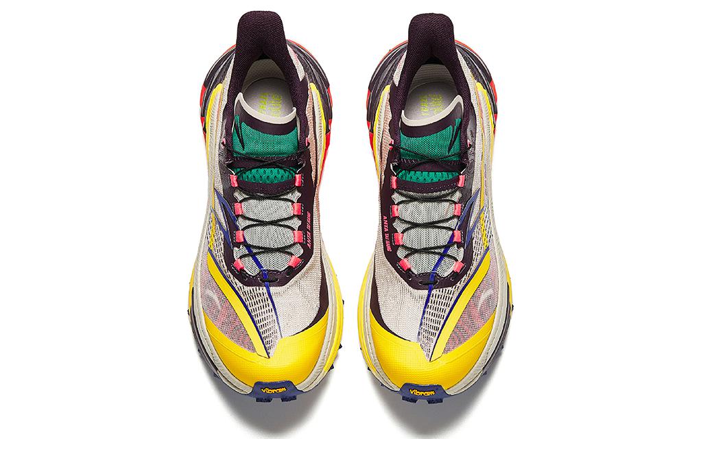 Anta Cushioning, Wear Resistant Low top Running Shoes Men’s White Yellow