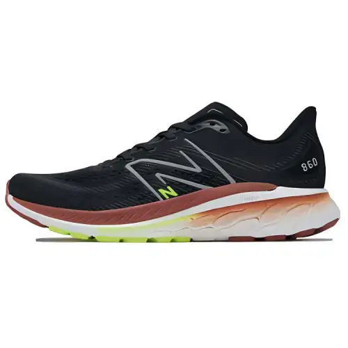 New Balance 860 Low top Running Shoes Men's Black Red