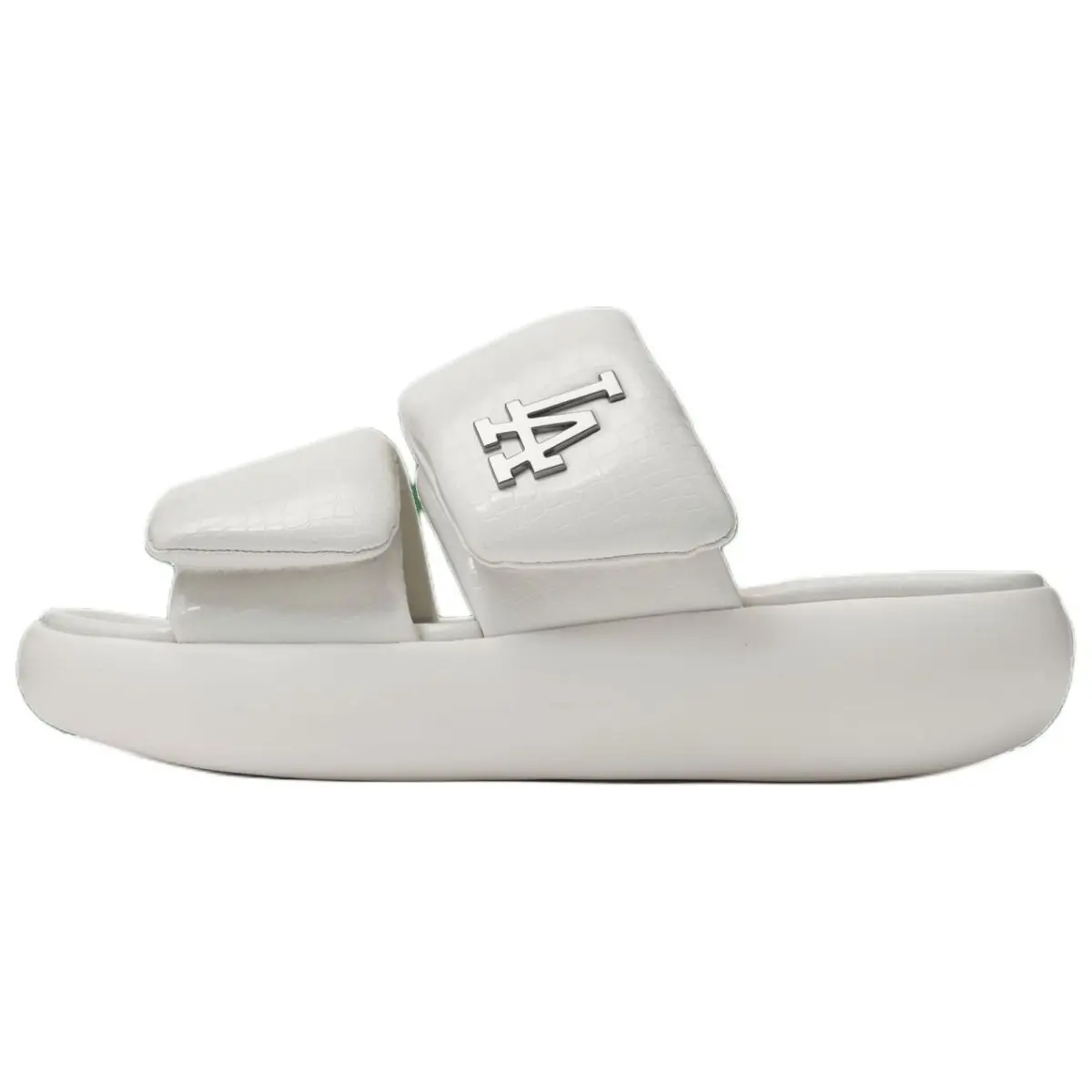MLB LA DODGERS Slip Resistant Abrasion Resistant Slide Slippers Unisex White