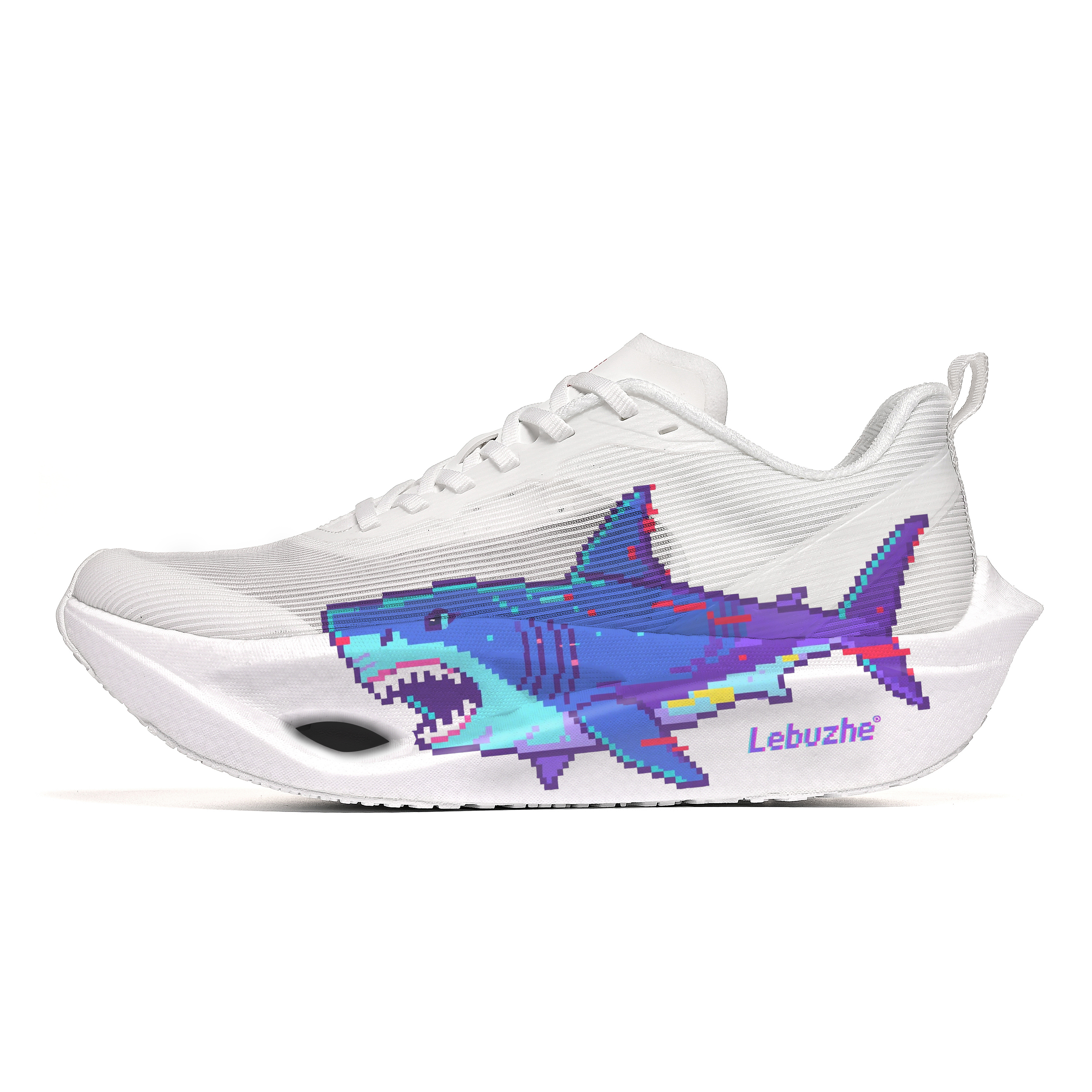 LEBUZHE Cushioning Rebound Lightweight Breathable Low top Physical Fitness Test & Exam Training Marathon Running Shoes