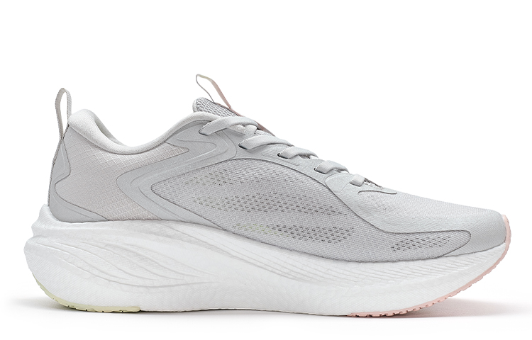 XTEP Running Shoes Women’s Low Top Lunar Stone Gray/Light Jasmine