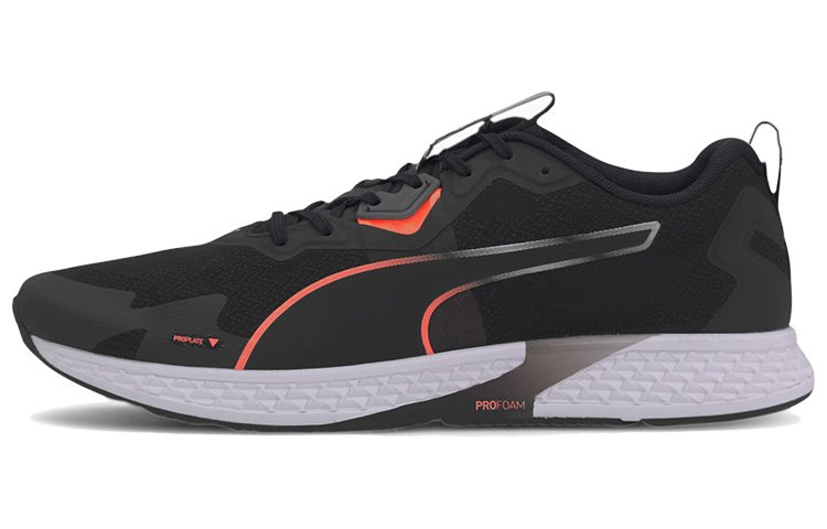 PUMA Speed 500 2 Running Shoes Men's Low Top Black/Orange/Gray
