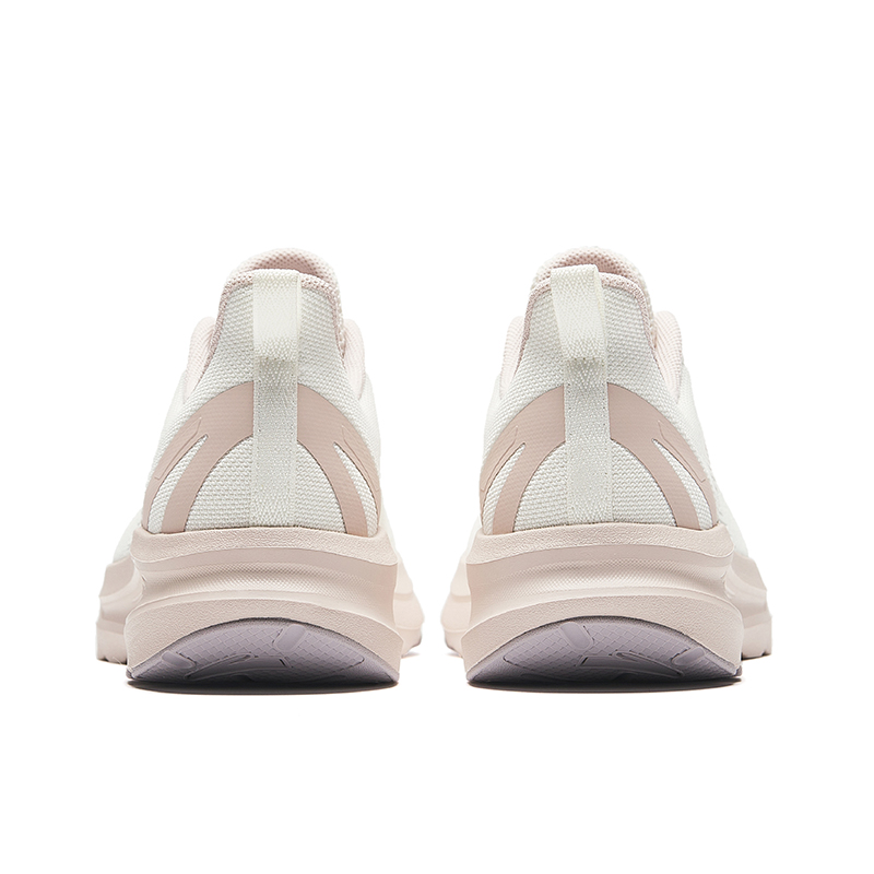 Anta Yunxi Slip Resistant Abrasion Resistant Low top EVA, Rubber Marathon Running Shoes Women’s White Pink