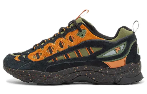 Ln Cc Boveasorus x FILA Ln Cc Boveasorus Low top Running Shoes Unisex Black Green Korean Style