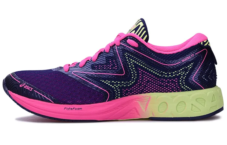 ASICS Noosa FF Cushioning, Wear Resistant Low top Running Shoes Women's Blue Pink