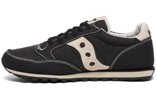 saucony Jazz Low Pro Vegan 'Black Oatmeal'