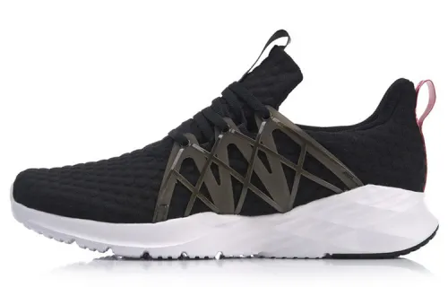 Li Ning Textile, TPU Cushioning Slip Resistant Abrasion Resistant Lightweight Breathable Low top Running Shoes Unisex