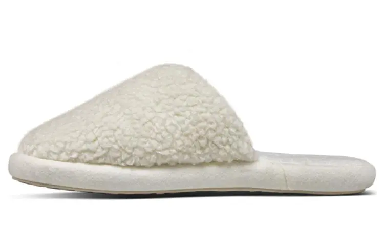 Allbirds Dweller Fluff Slide Slippers Men's Natural White