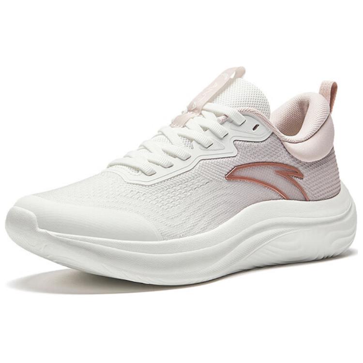 Anta Divine Journey Fabric Slip Resistant Abrasion Resistant Low top Running Shoes Women’s White Gray