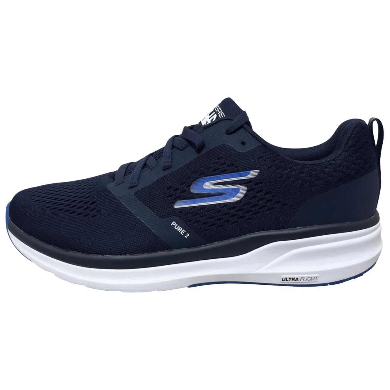 Skechers GORUN PURE 2 Comfortable Low top Running Shoes Men's Dark Blue