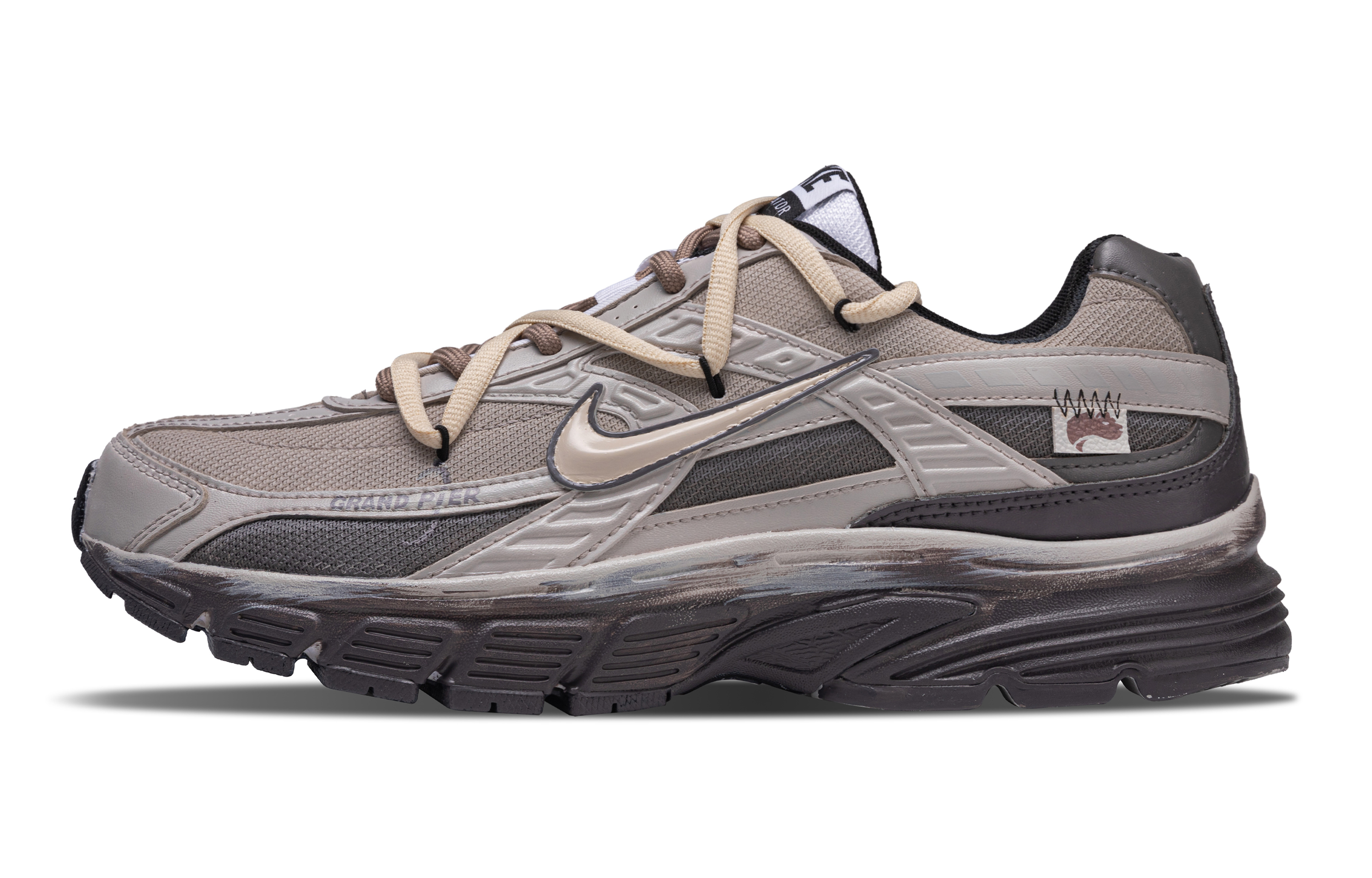 Nike Initiator Cushioning Abrasion Resistant Low top Running Shoes Men’s Brown