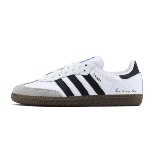 Adidas Originals SAMBA OG Low top Skateboard Shoes Unisex Black White
