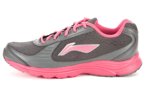 Li Ning Running Shoes Women's Low Top Gray/Pink