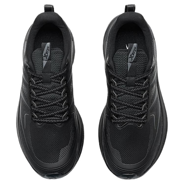 XTEP Abrasion Resistant Coverage Low top Casual Running Shoes Women’s Black Gray