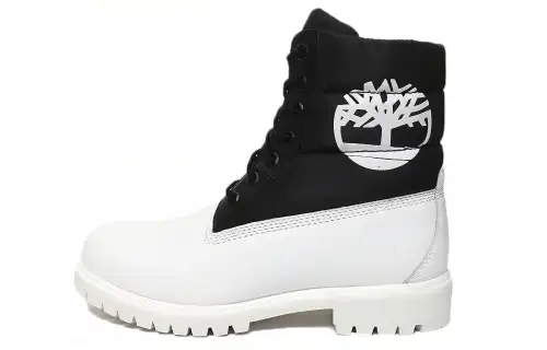 Timberland Breathable Thermal Knee High Outdoor Boots Men's White Black Wide Fit