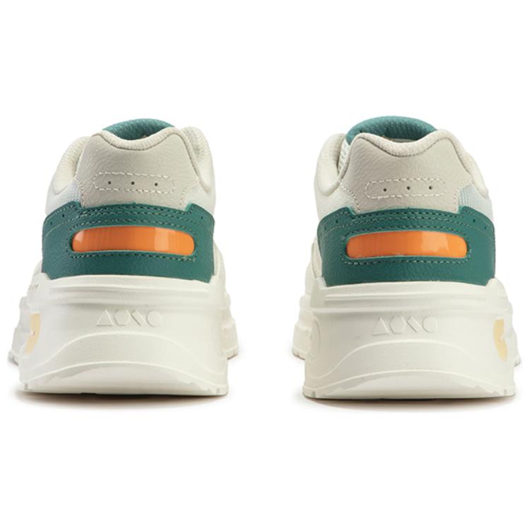 361° Abrasion Resistant Low top Casual Running Shoes Men’s White Green