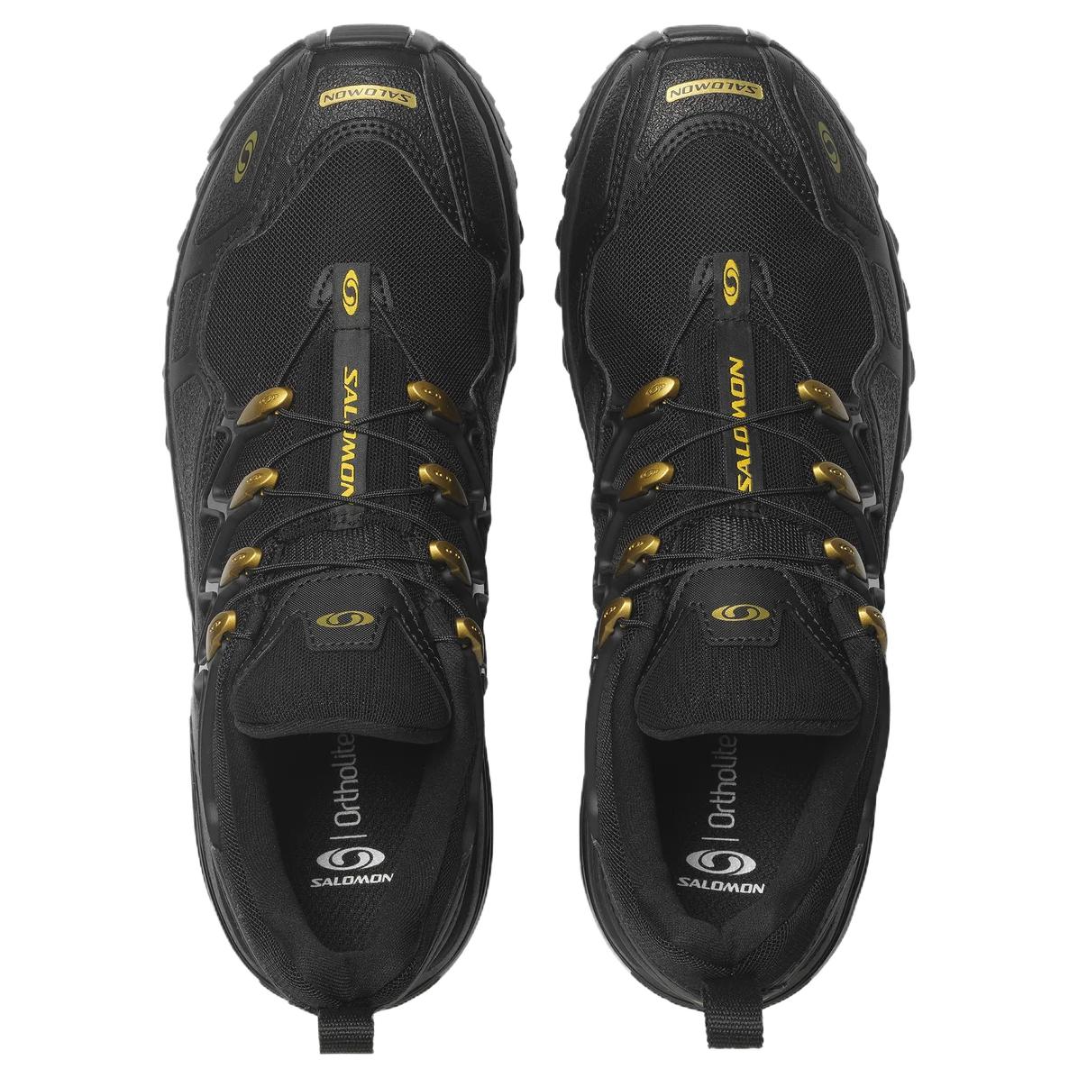 SALOMON ACS+ Slip Resistant Abrasion Resistant Low top Running Shoes Unisex Black