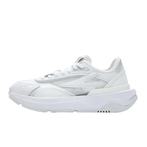 FILA PIONIERE Synthetic Leather Abrasion Resistant Breathable Support Low top Running Shoes Women's White