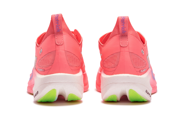 361° Flame 2.5 Low top Full Length Carbon Plate Marathon Running Shoes Unisex Coral Red
