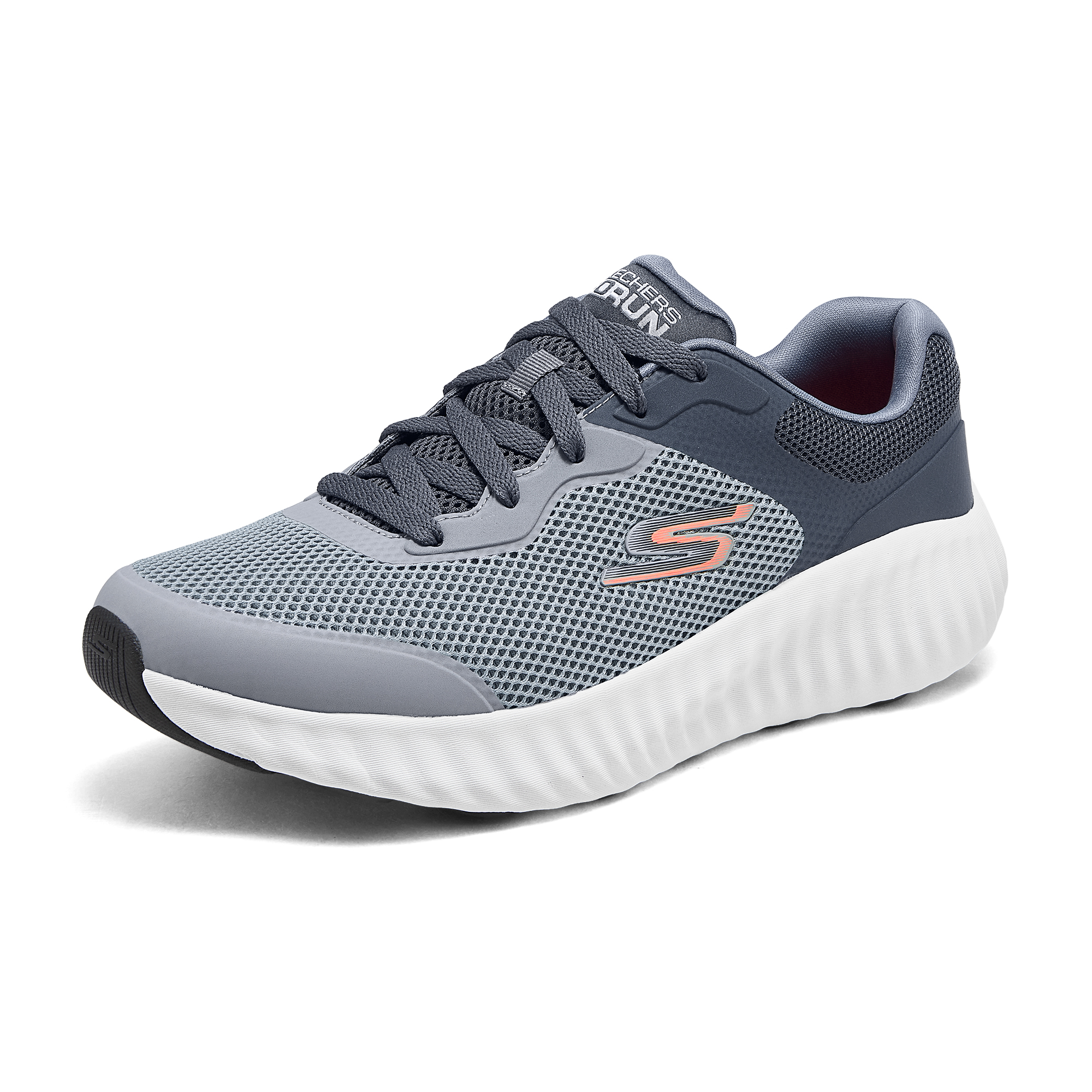 Skechers GO RUN NOW Fabric Abrasion Resistant Low top Running Shoes Men’s Gray