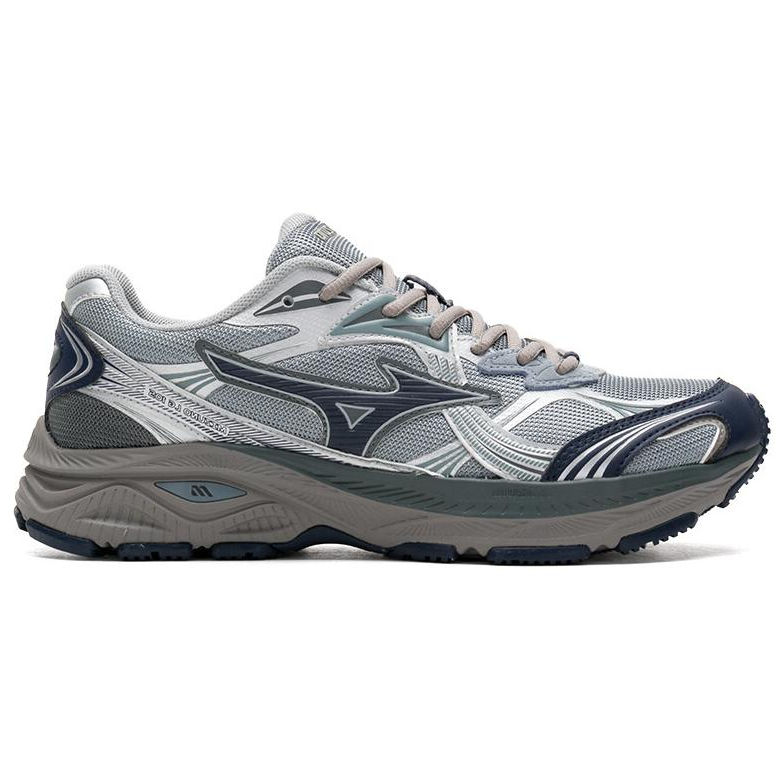 Mizuno Slip Resistant, Abrasion Resistant, Breathable Low top Running Shoes Unisex Blue Black