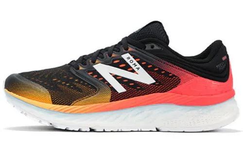 New Balance 1080 Low top Running Shoes Men's Black Orange