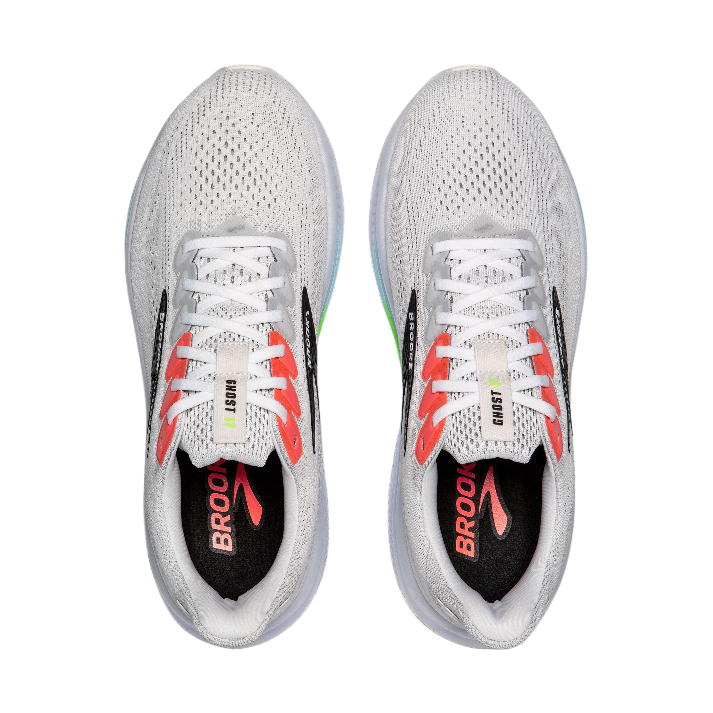 Brooks Ghost 17 Cushioning Slip Resistant Cushioning Slip Resistant Low top Running Shoes Men’s White