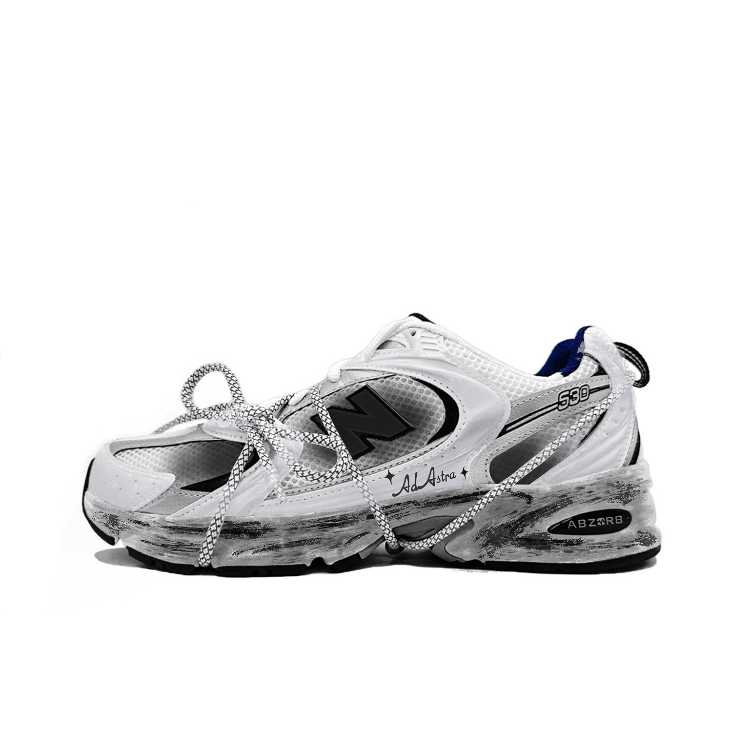 New Balance NB 530 Low top Running Shoes Unisex Black White