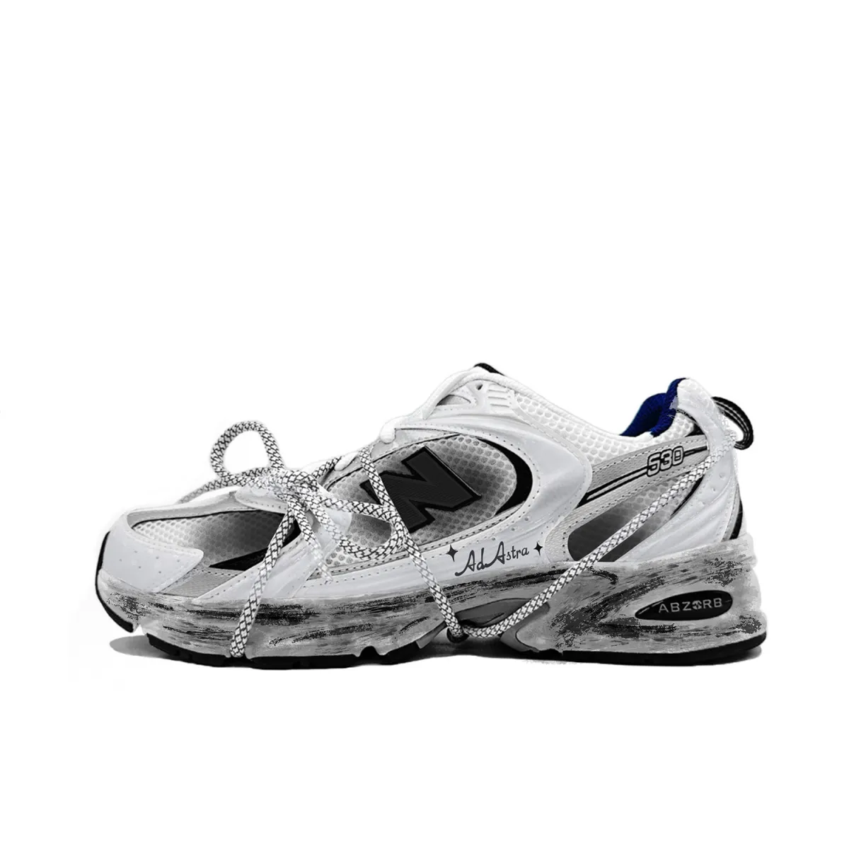 New Balance NB 530 Low top Running Shoes Unisex Black White