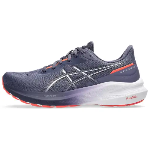 Asics GT 1000 13 Soft And Comfortable Low top Running Shoes Women's Blue Purple Wide Fit