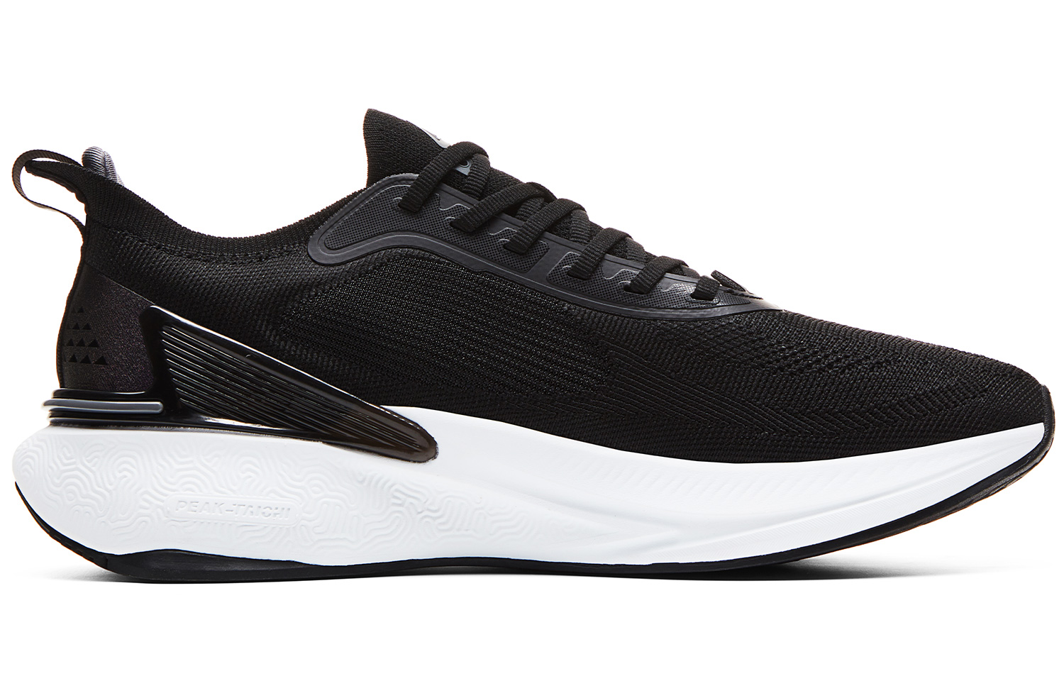 PEAK Taichi 6.0 Versatile Fabric Cushioning Breathable Low top Training Running Shoes Men’s Black Baymax